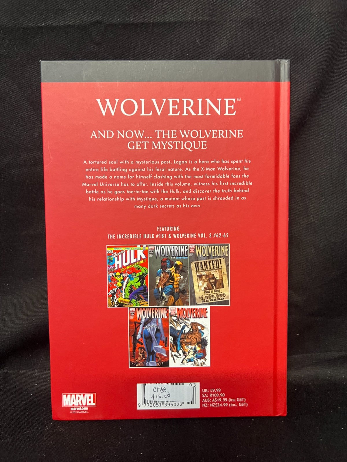 Marvel's Mightiest Heroes Wolverine Book 55 Comic Hardback