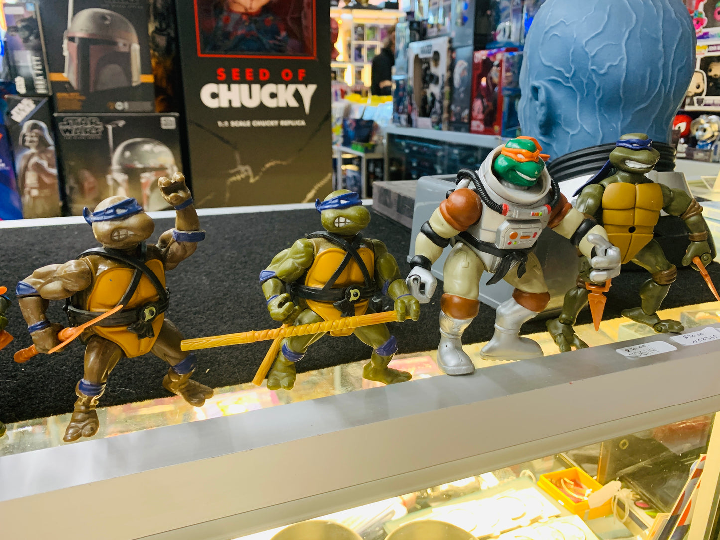 Teenage mutant ninja turtles set 6 used figures