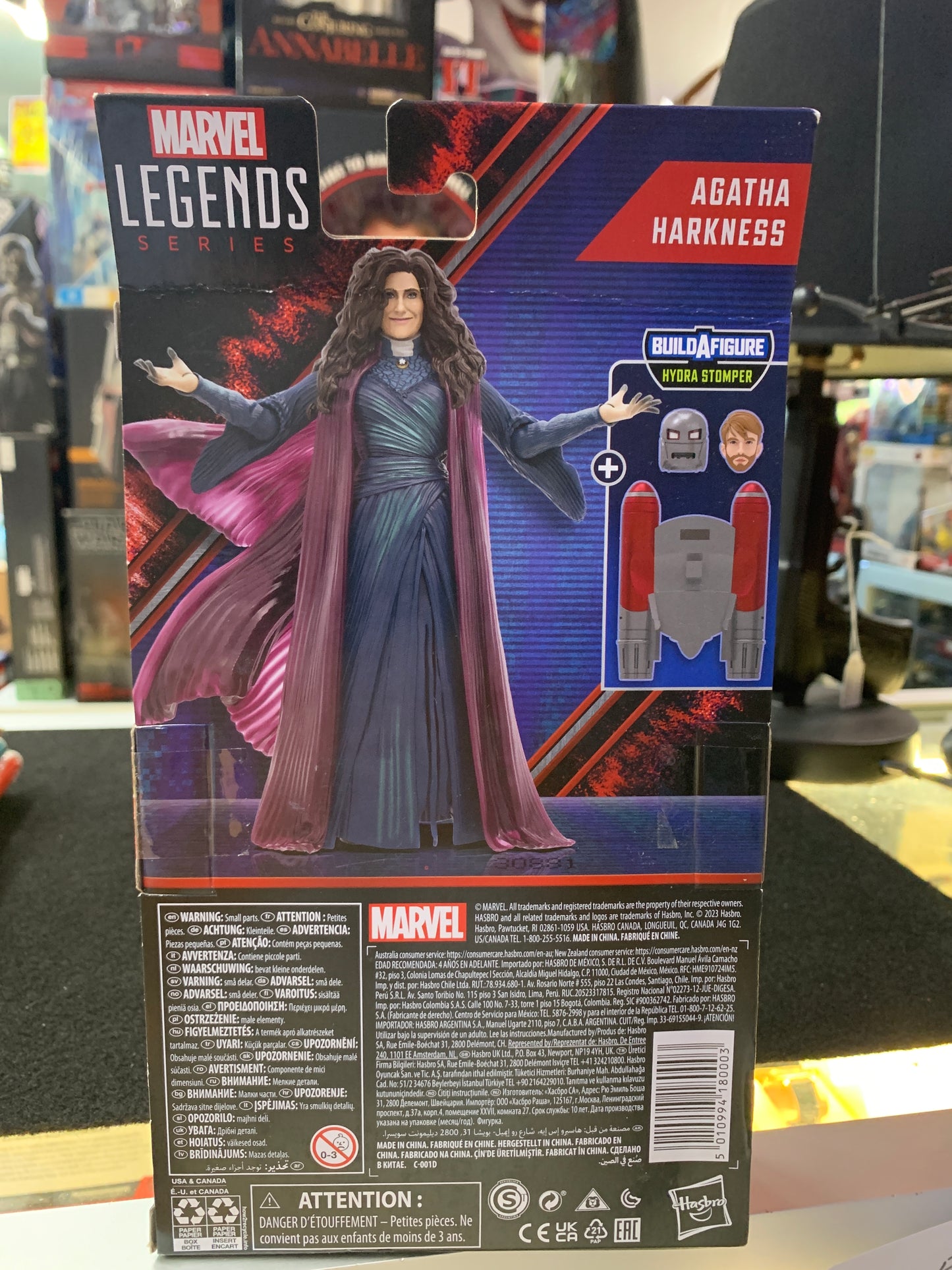 Marvel legends series Agatha Harkness Wanda vision Built a Figure