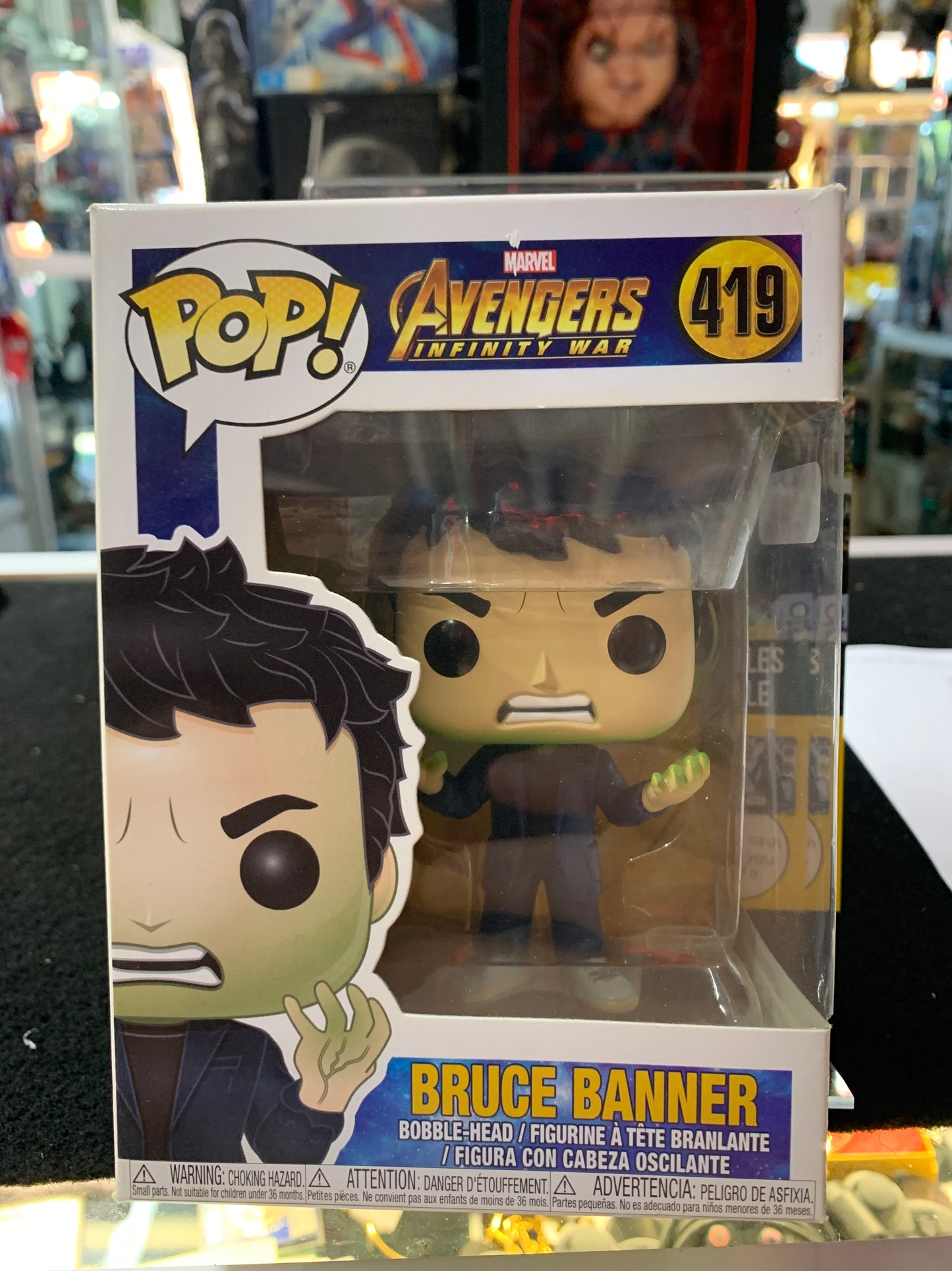 Pop funko avengers 419 Bruce banner