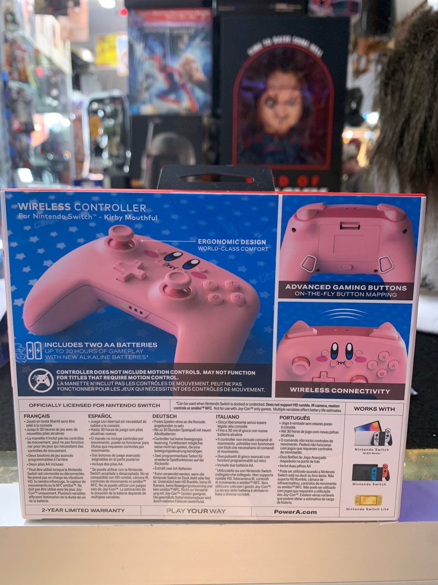 Nintendo switch wireless Kirby
