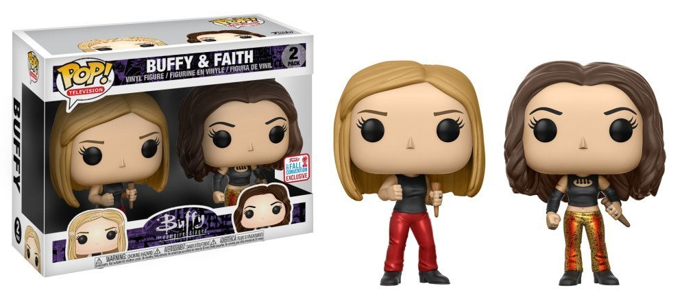 Funko Pop! Television Buffy & Faith Vampire Slayer (2-Pack) [Fall Convention] - N08766