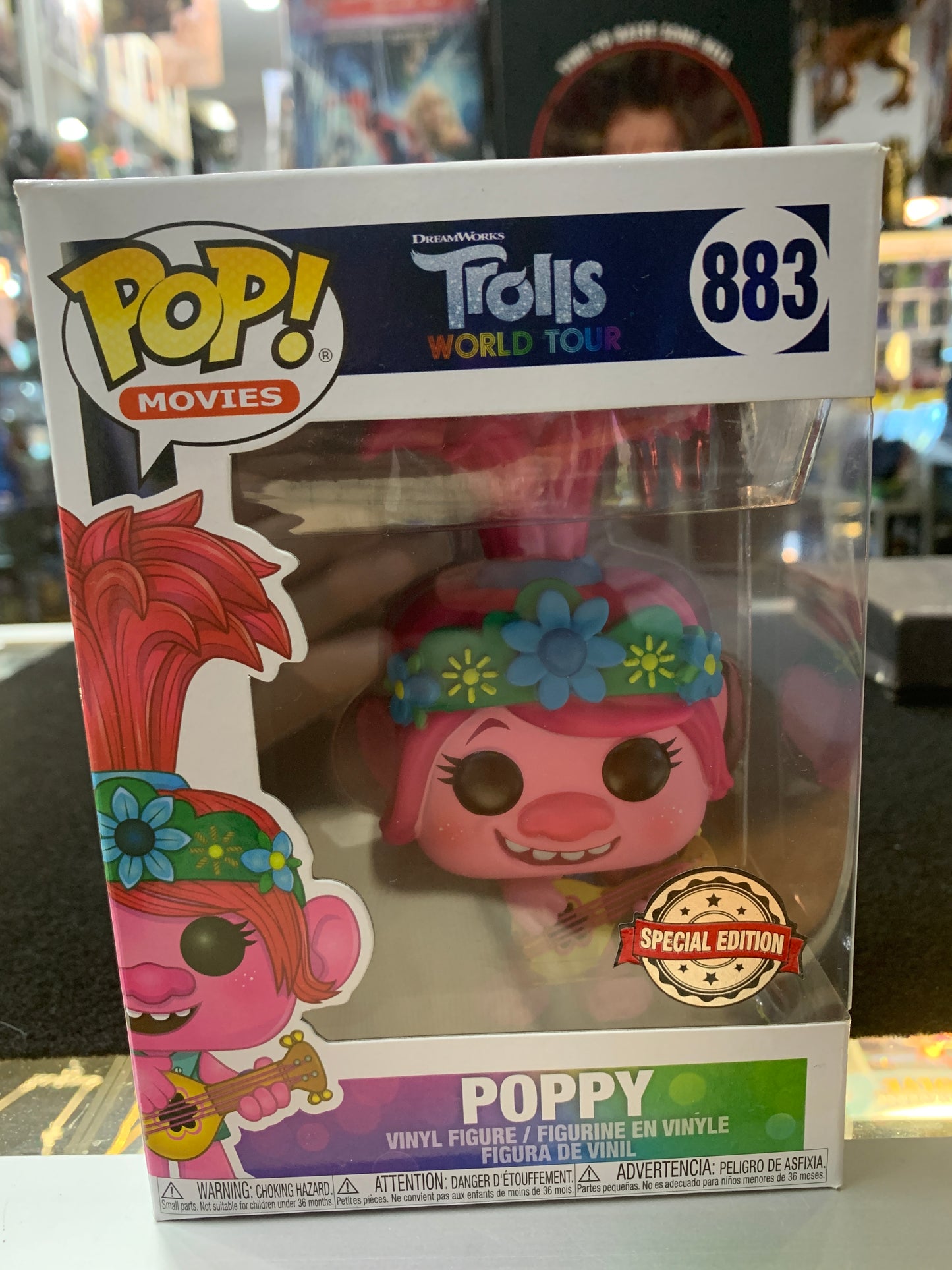 Pop funko trolls poppy 883