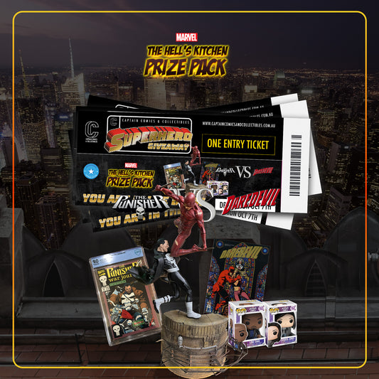 Captain Comics & Collectibles Superhero Sweepstakes Ticket