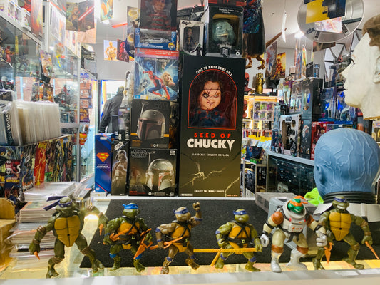 Teenage mutant ninja turtles set 6 used figures