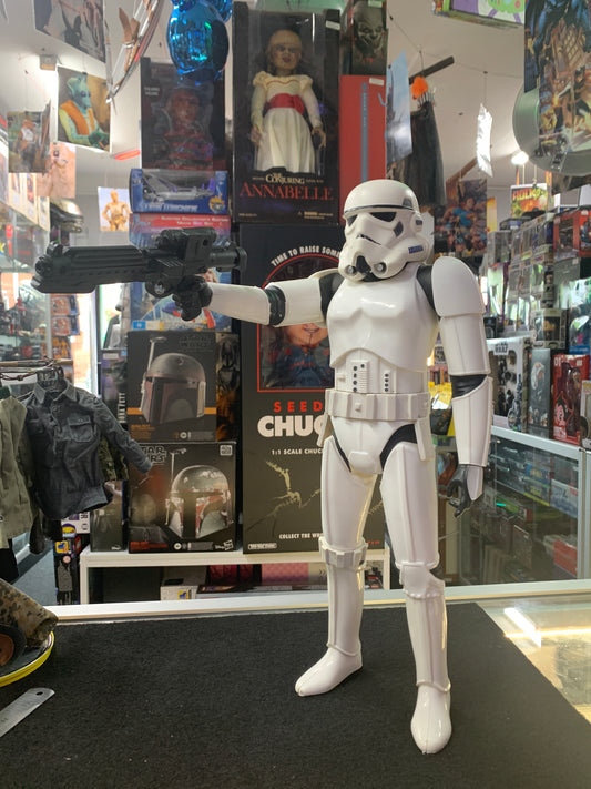 Star Wars 18 inch storm trooper PVC used no box