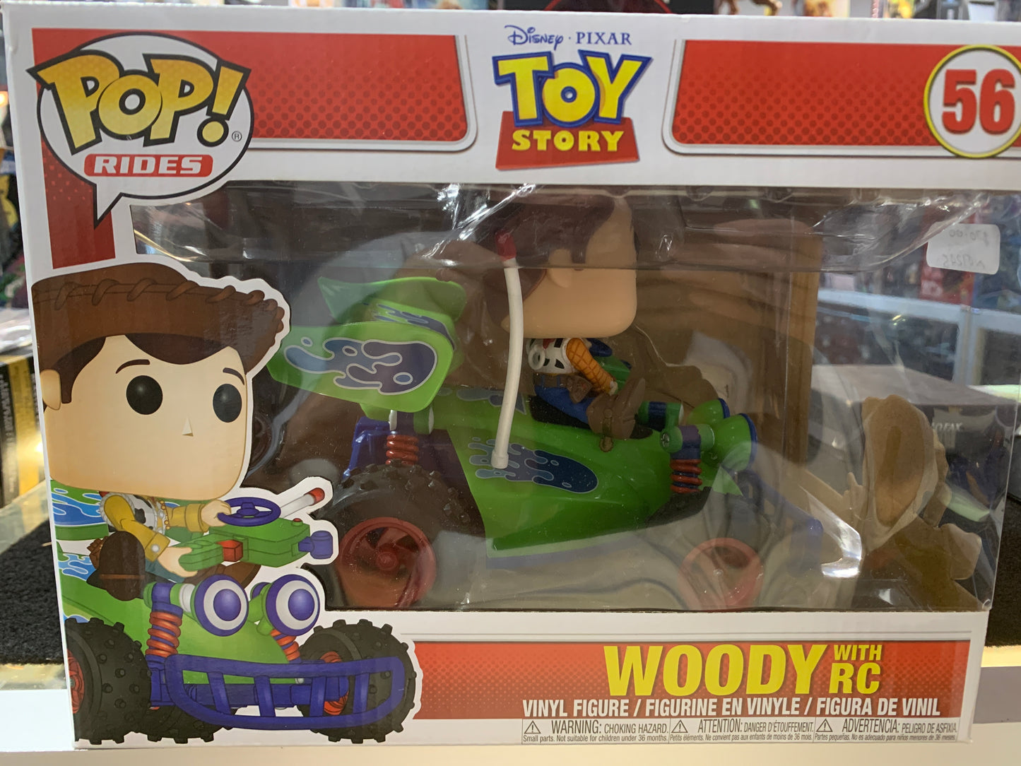 Pop rides toy story 56 woody with RC