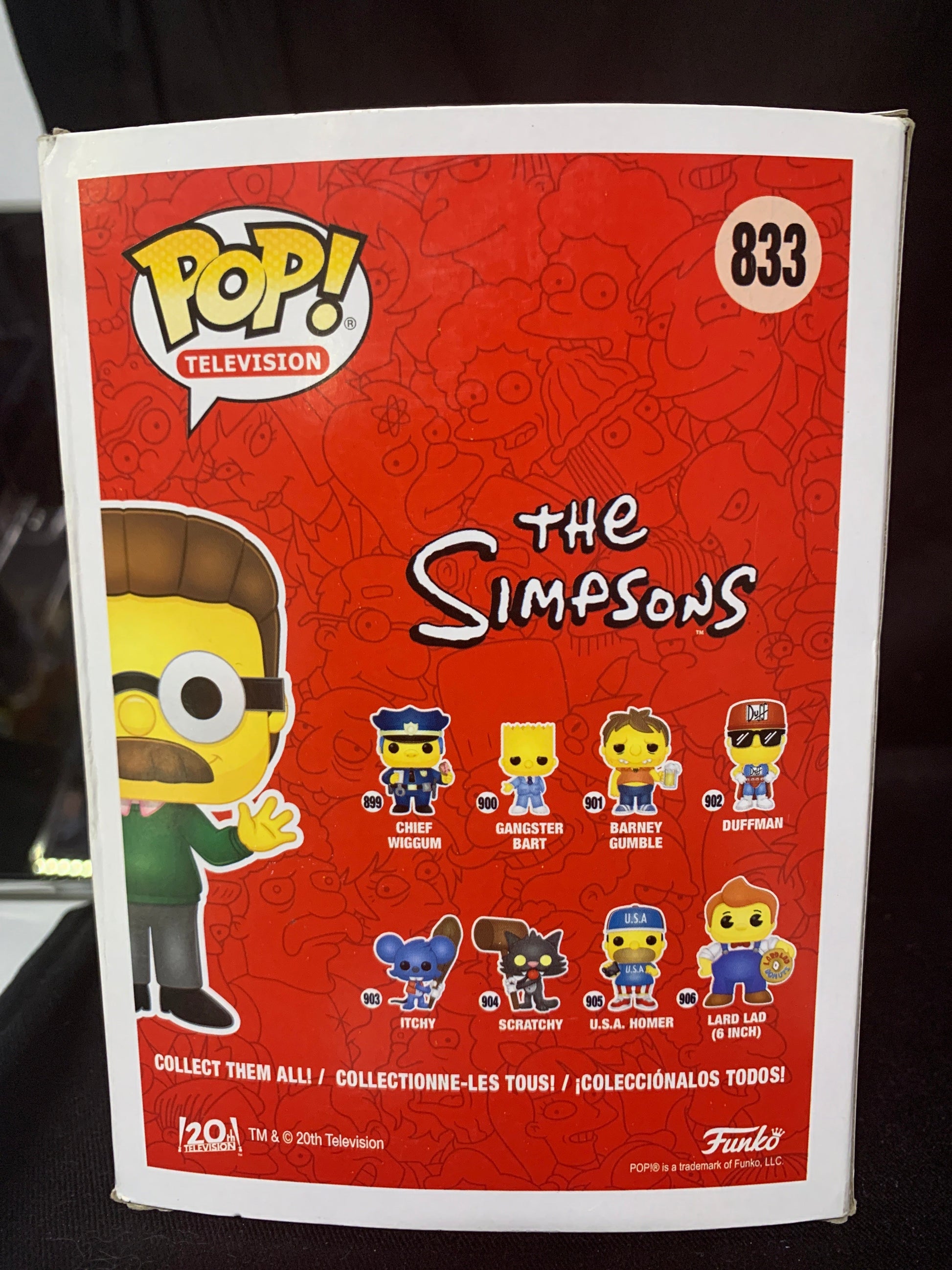 Funko pop television the Simpsons 833 Ned Flanders Captain Comics and Collectables Pty Ltd