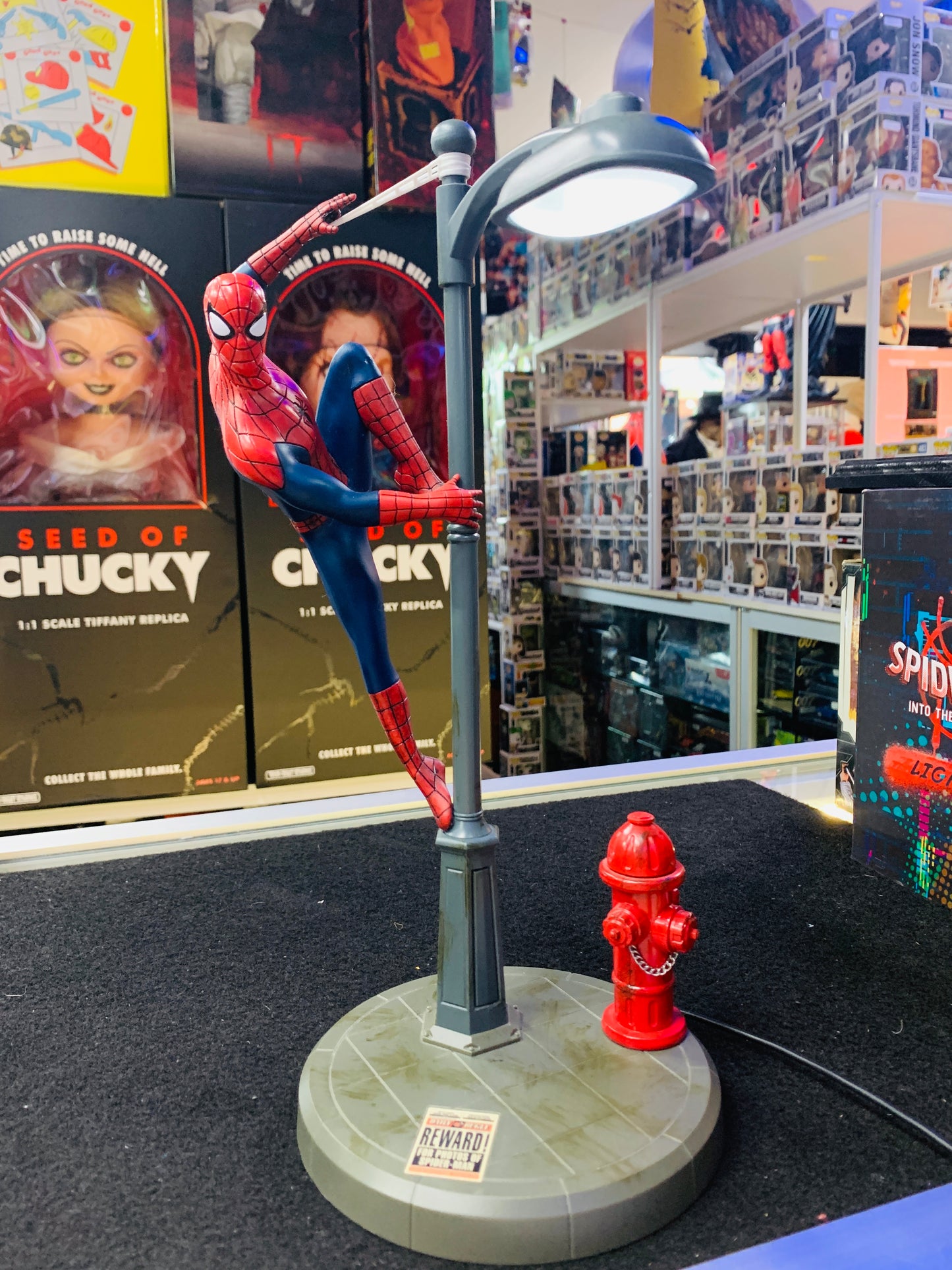 Spiderman desk lamp no box USB