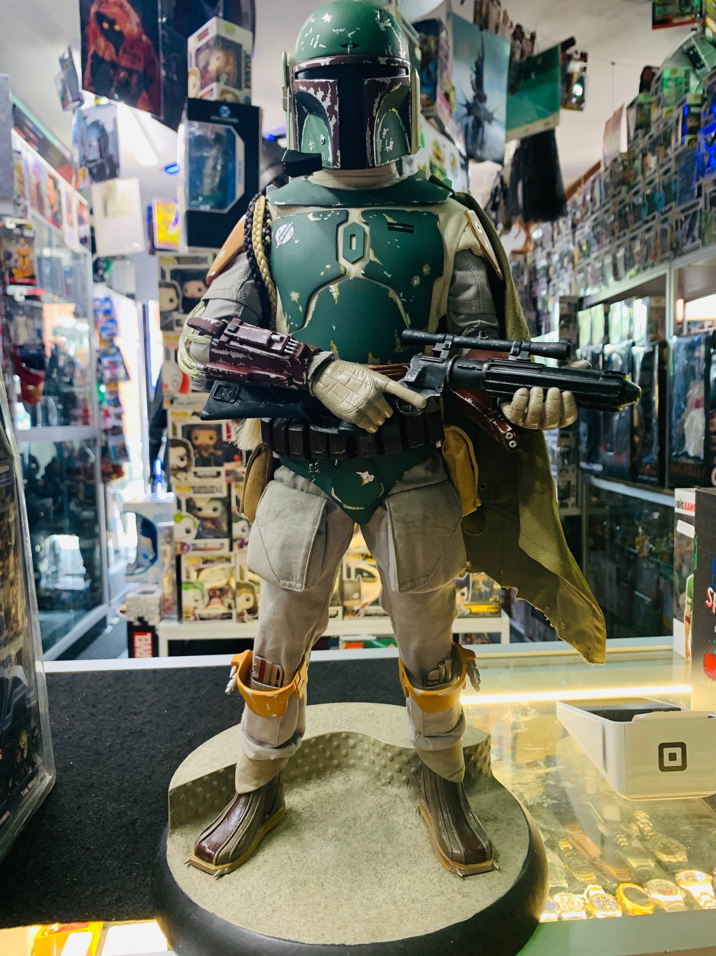 Star Wars Boba fett sideshow premium format