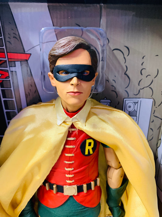 Robin 1/4 scale action figure from classic tv series , Neca box damaged item as per pictures