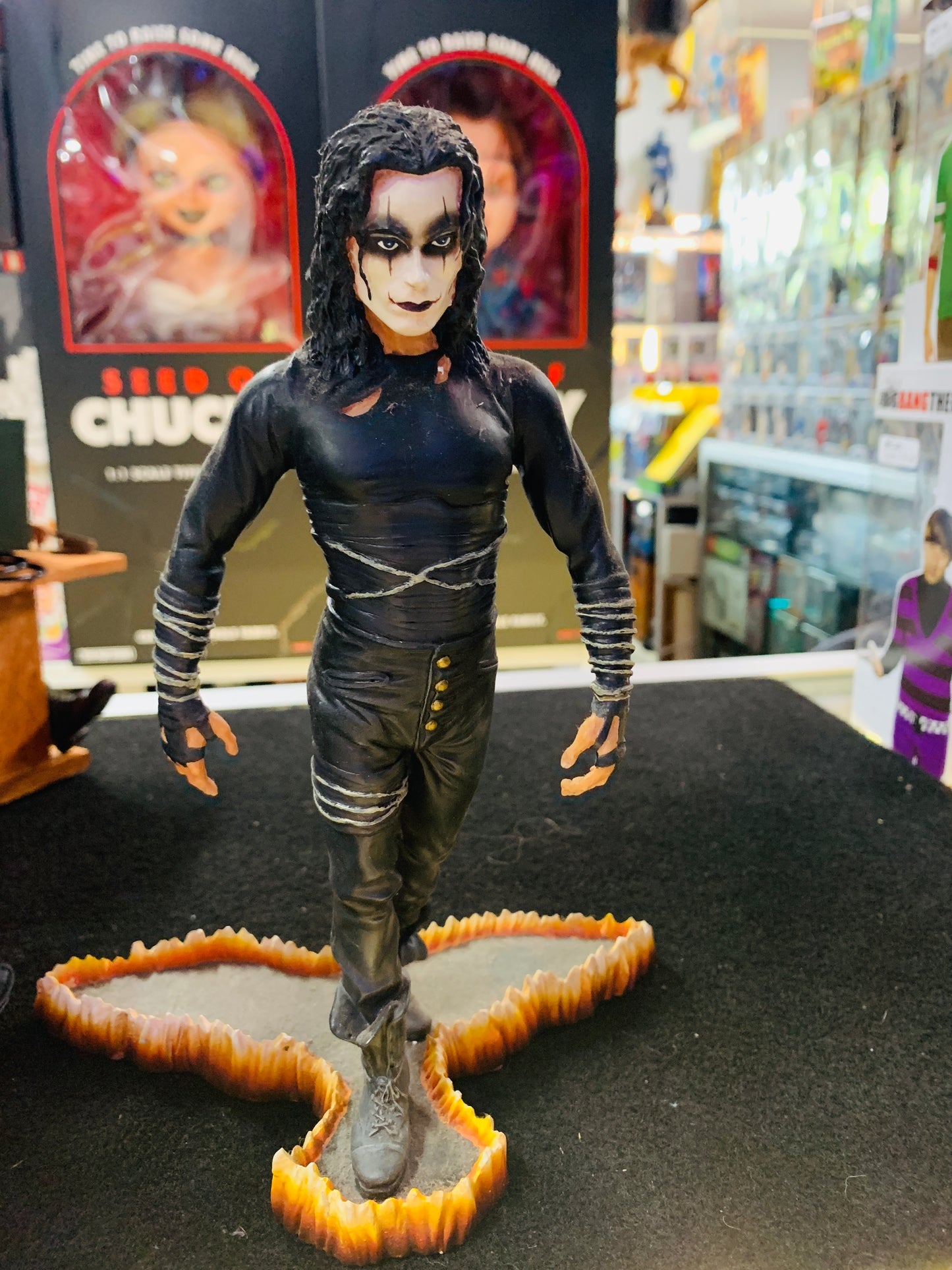 The Crow Brandon Lee special edition cold cast porcelain statue