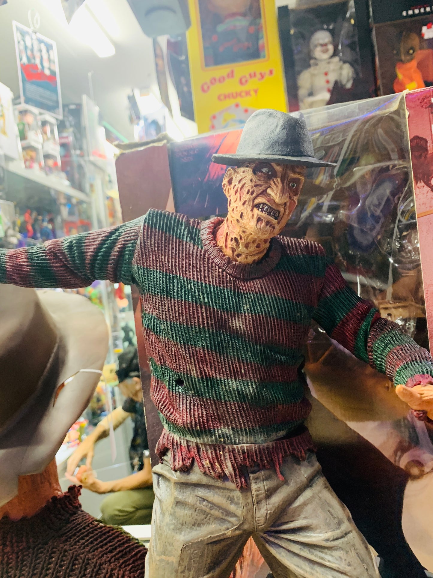 Freddy Krueger 18 inch motion activated sound with second head