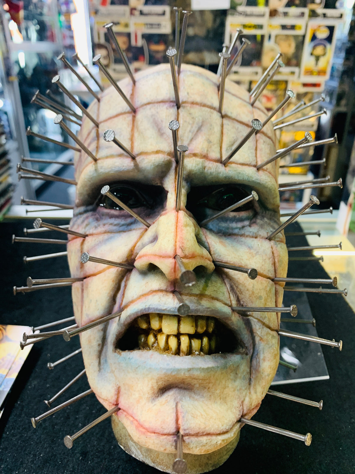 Hellraiser pinhead signed and dated around 10 inch in lends great prop