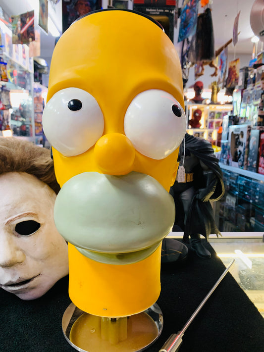 Homer Simpson head about 40cm high pretty cool item second hand
