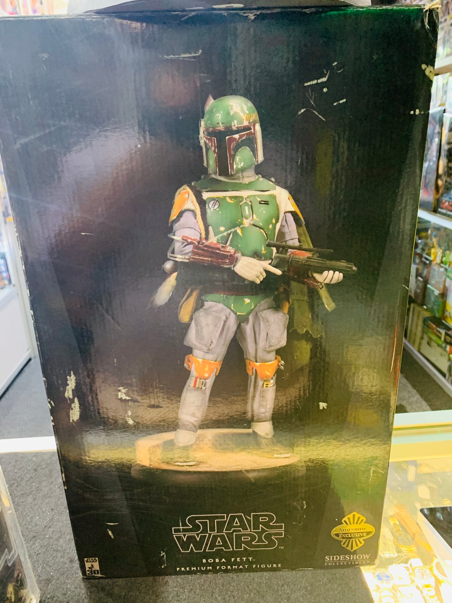 Star Wars Boba fett sideshow premium format