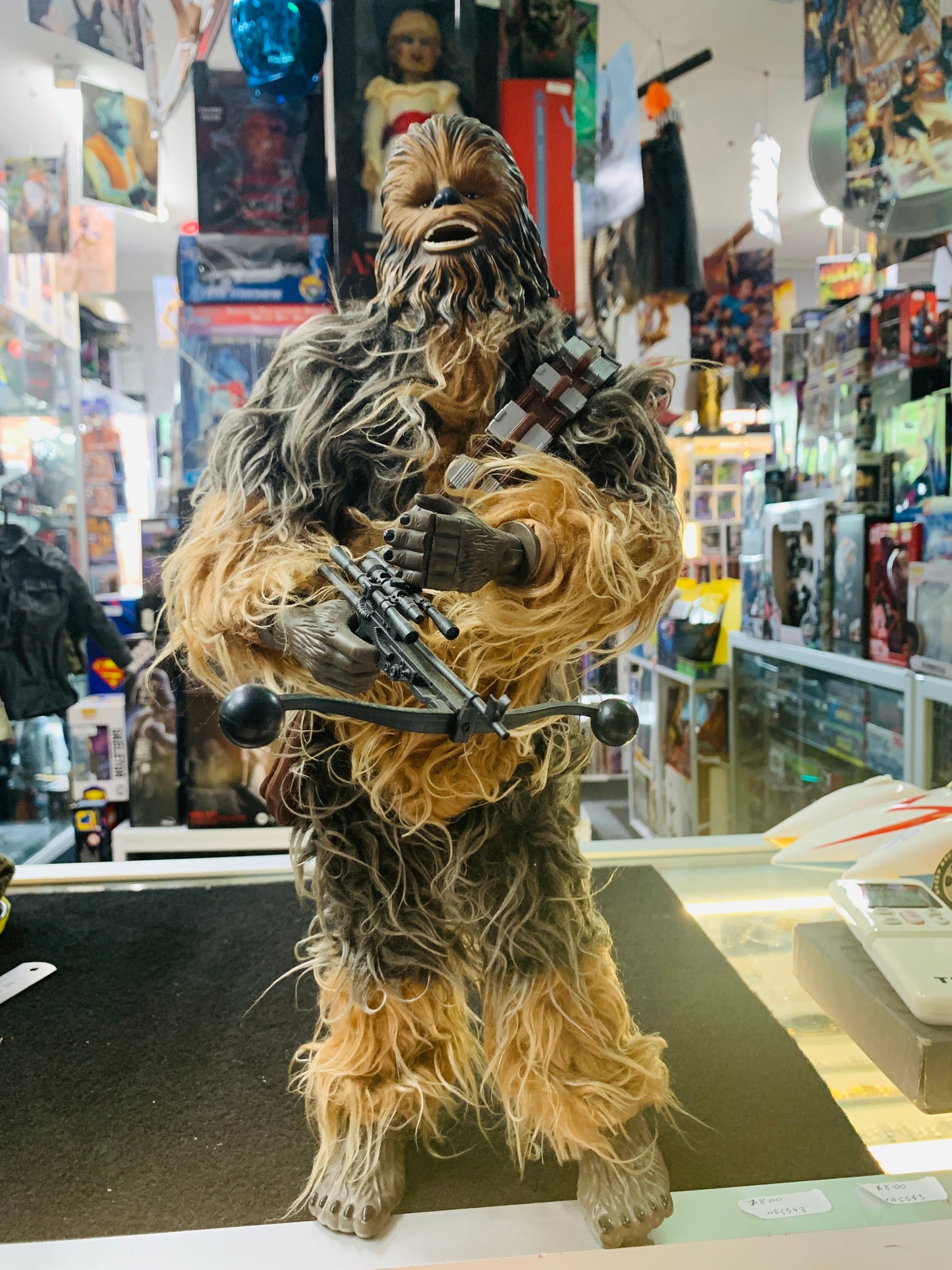 Star Wars Chewbacca used animatronic figure no box used