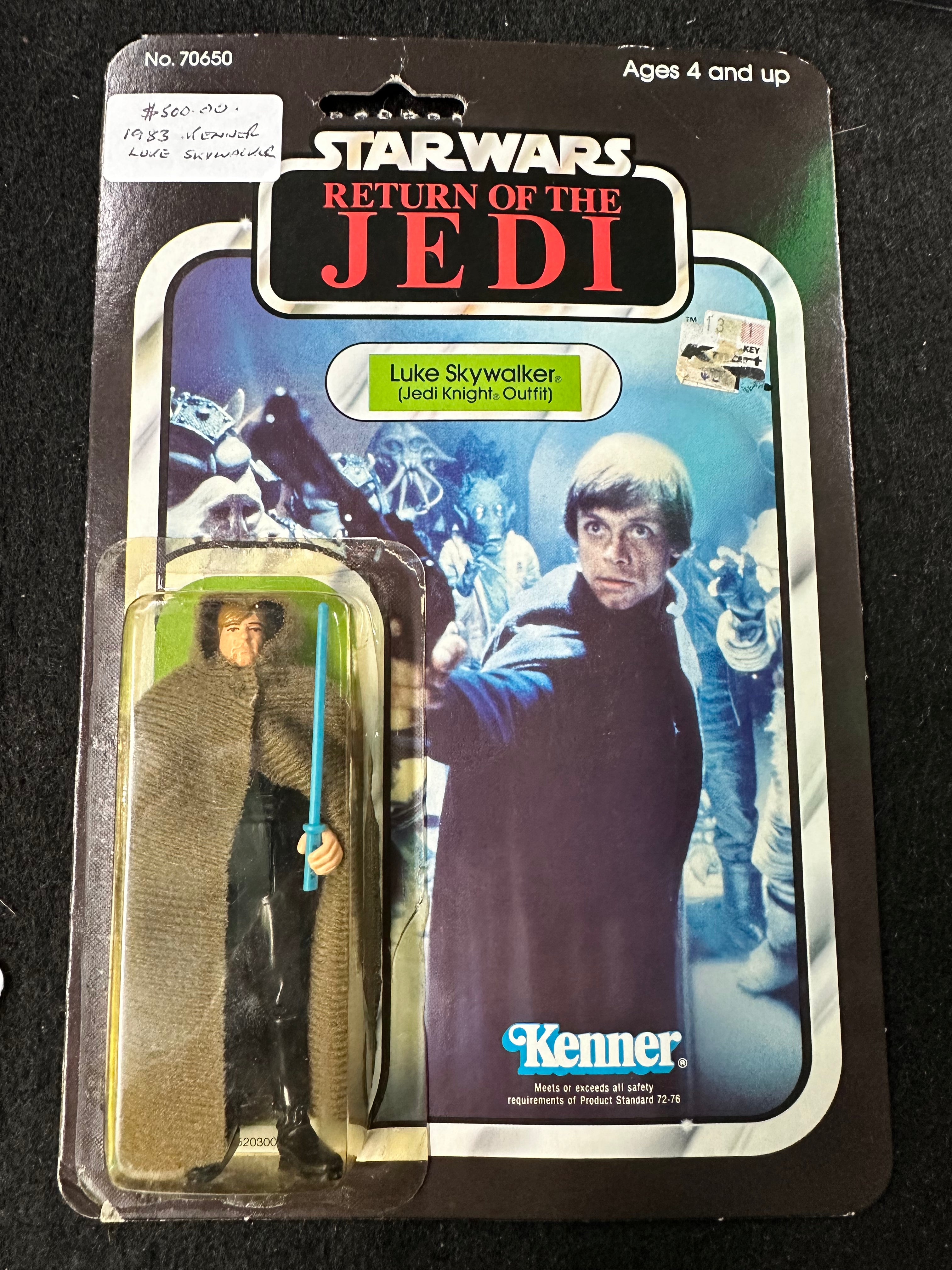 VINTAGE KENNER STAR WARS 1983 ROTJ LUKE JEDI KNIGHT 65 – Captain Comics ...
