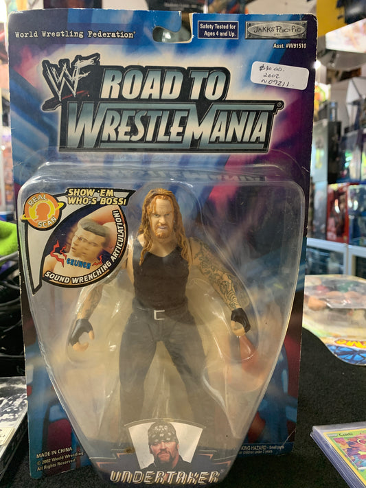 Undertaker road to wrestle mania 2002 figurine