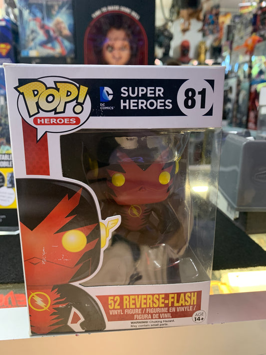 Pop funko super heroes 81  52 reverse -flash
