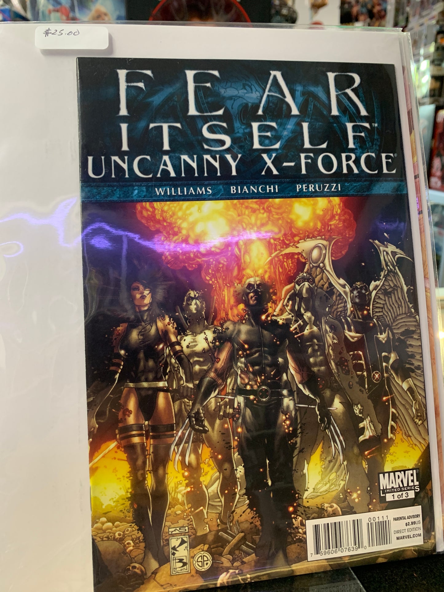 Uncanny x force fear it self 1 of 3 comic