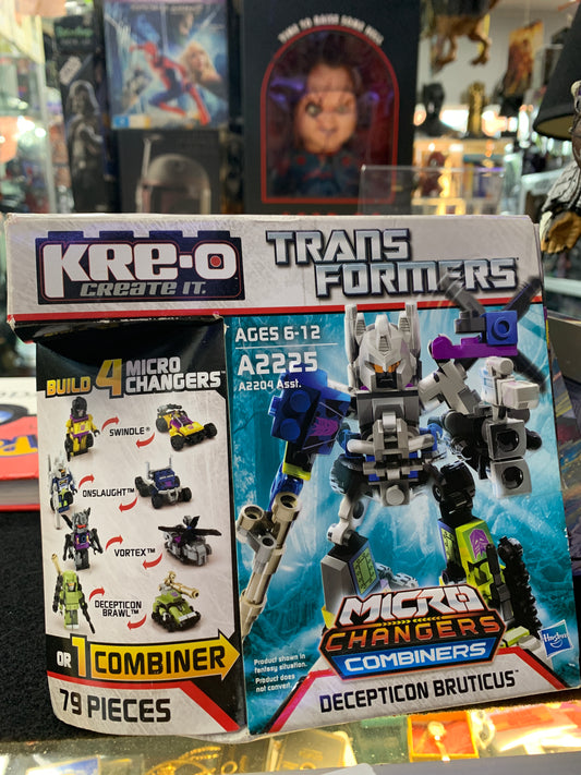 Kre -o transformers decipticon brusticus micro box used