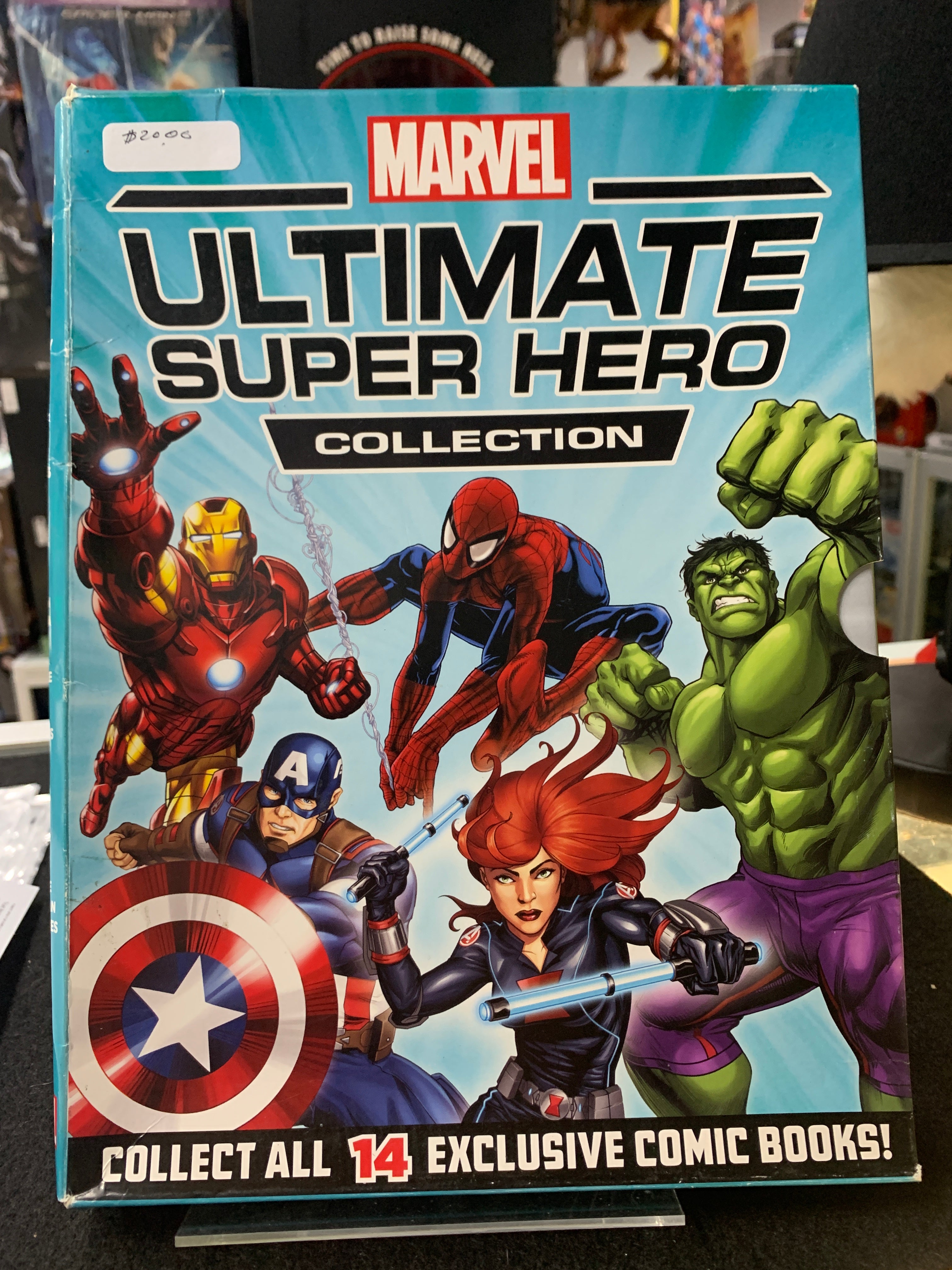 Marvel the ultimate super hero collection all 14 exclusive comic books ...