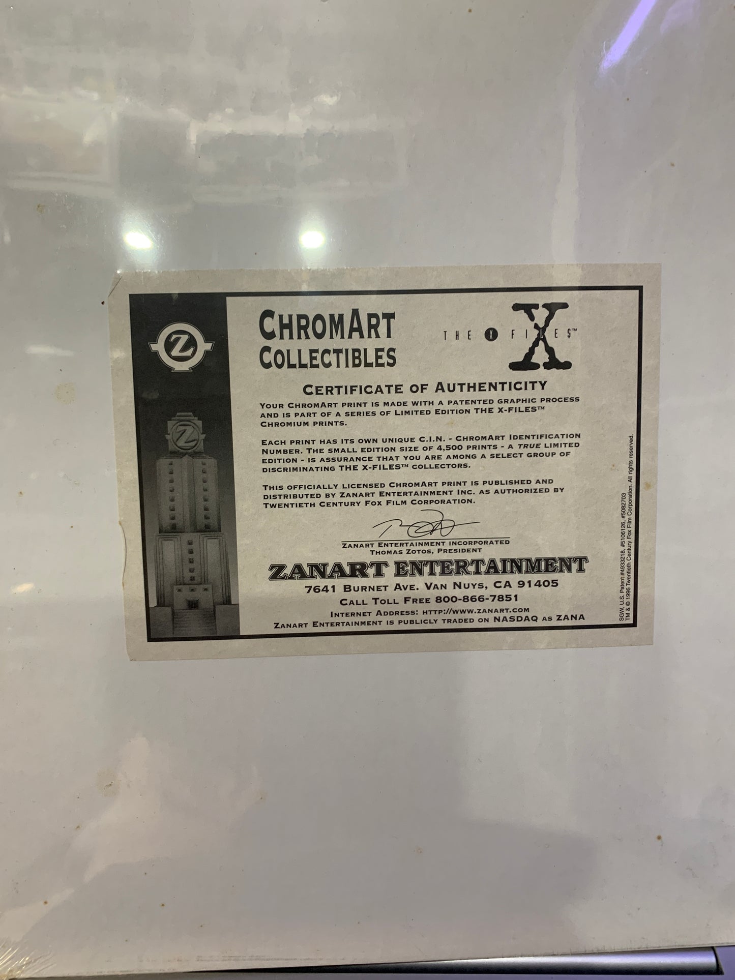 The x files chromart no 2042