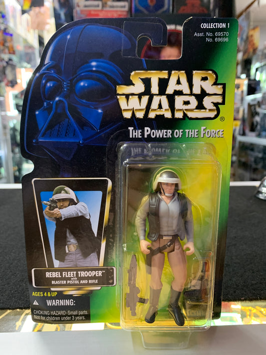 Star Wars the power of the force rebel fleet trooper 1996