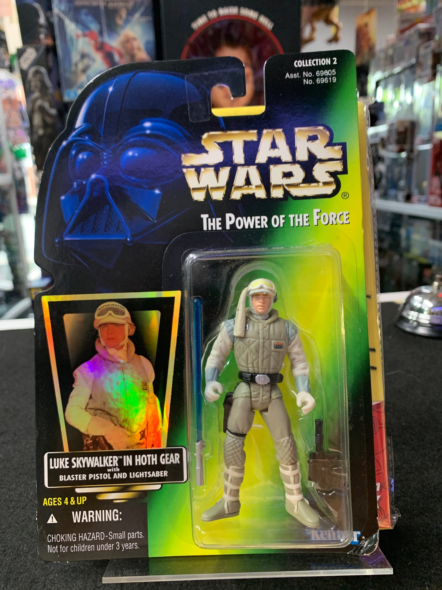 Star Wars the power of the force Luke Skywalker 1996 kenner