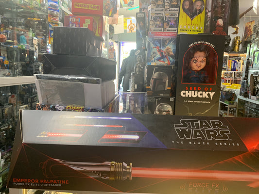 Star Wars the black series emperor palpatine force fx elite lightsaber