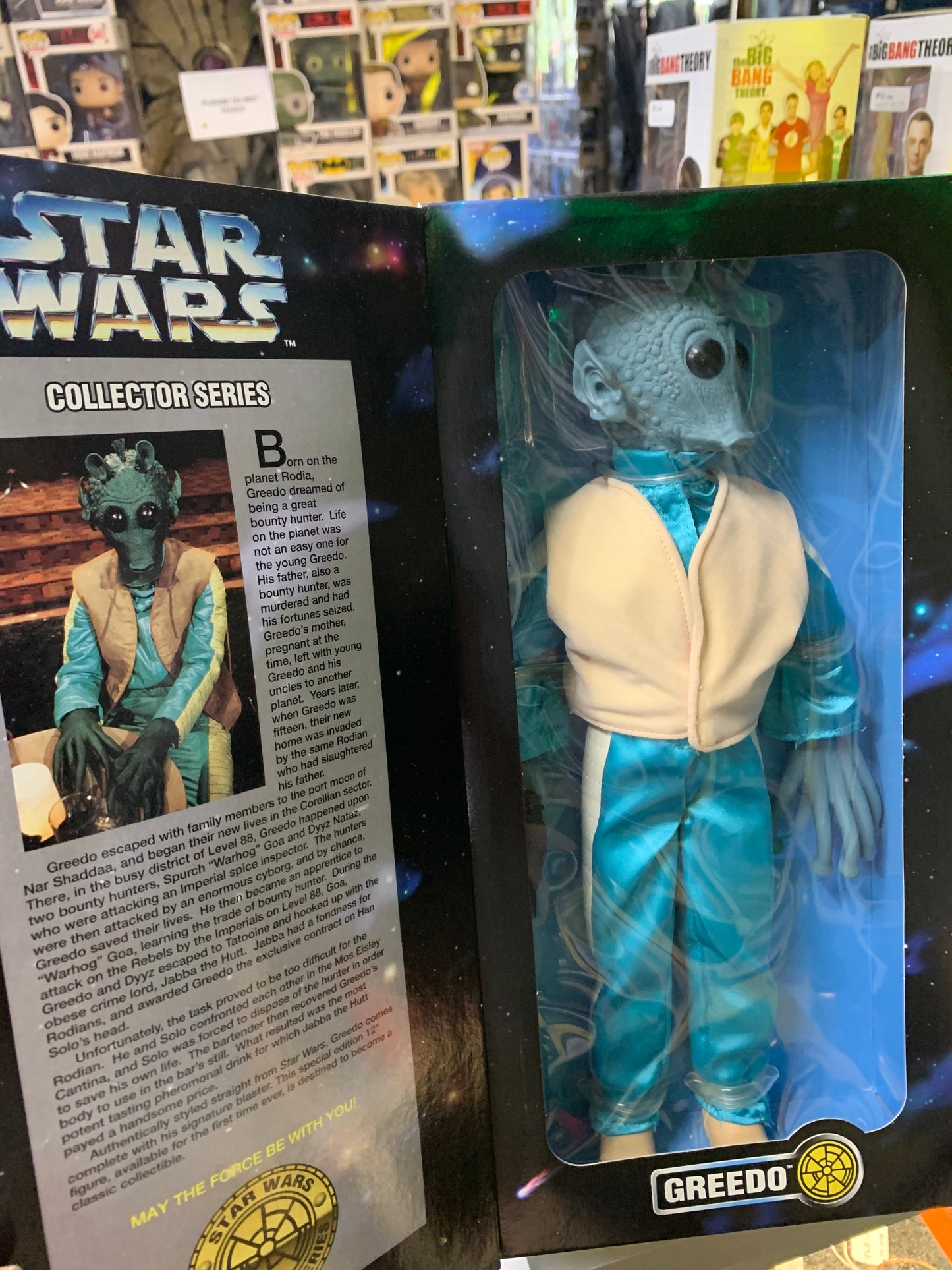 Star Wars collector series Greedo 1996 kenner