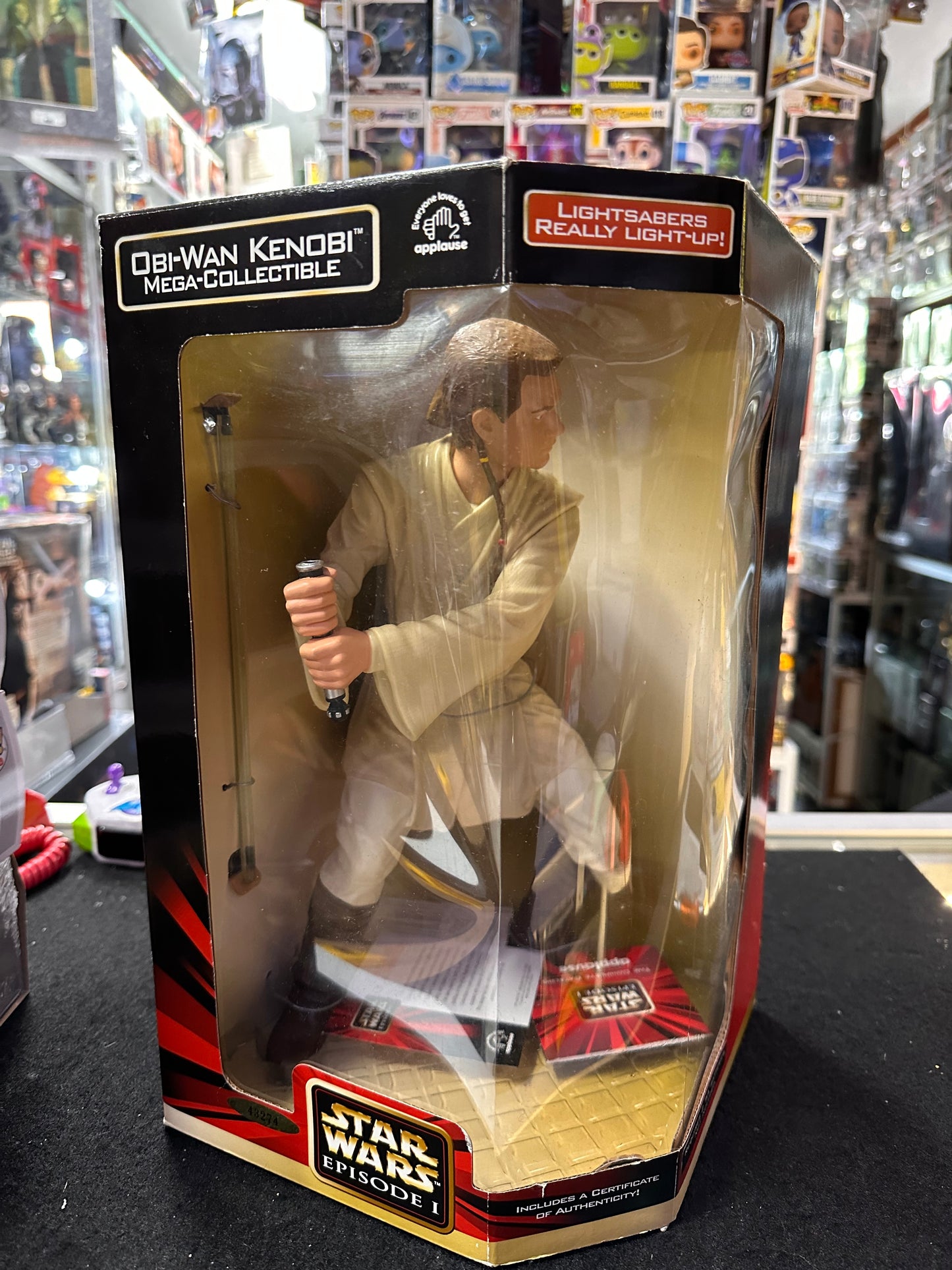 STAR WARS EPISODE 1 OBI-WAN KENOBI MEGA COLLECTIBLE #43724