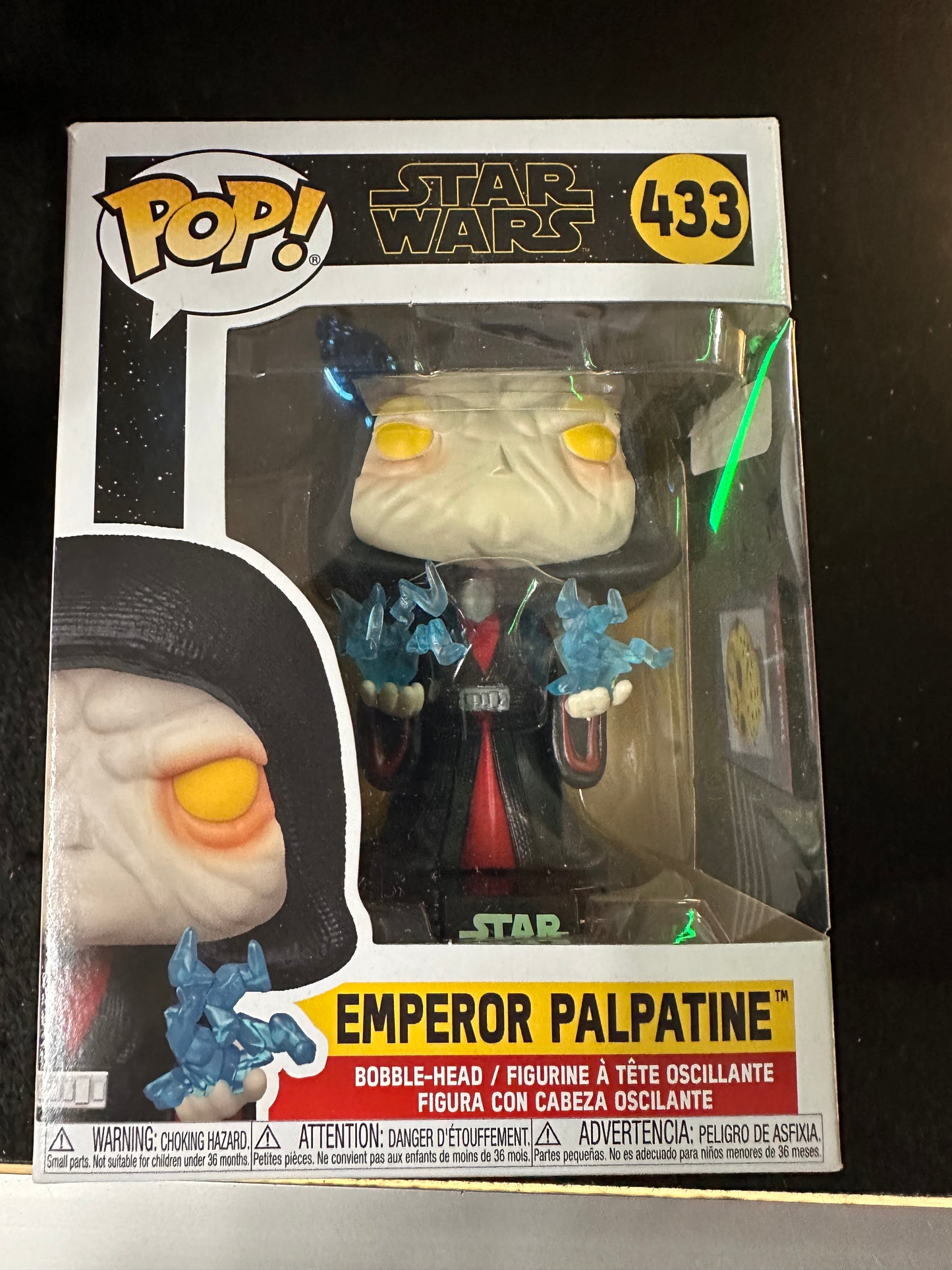 FUNKO POP STAR WARS EMPEROR PALPATINE #433