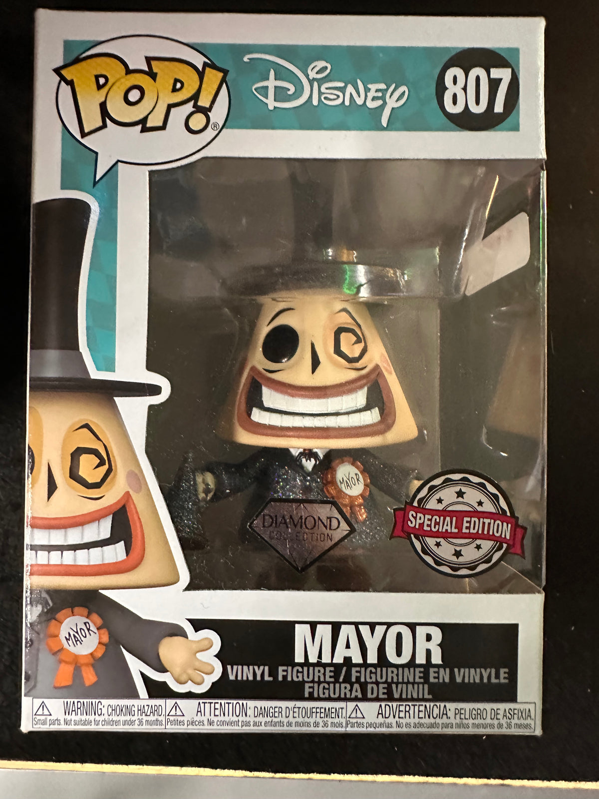 FUNKO POP DISNEY MAYOR SPECIAL EDITION DIAMOND COLLECTION #807