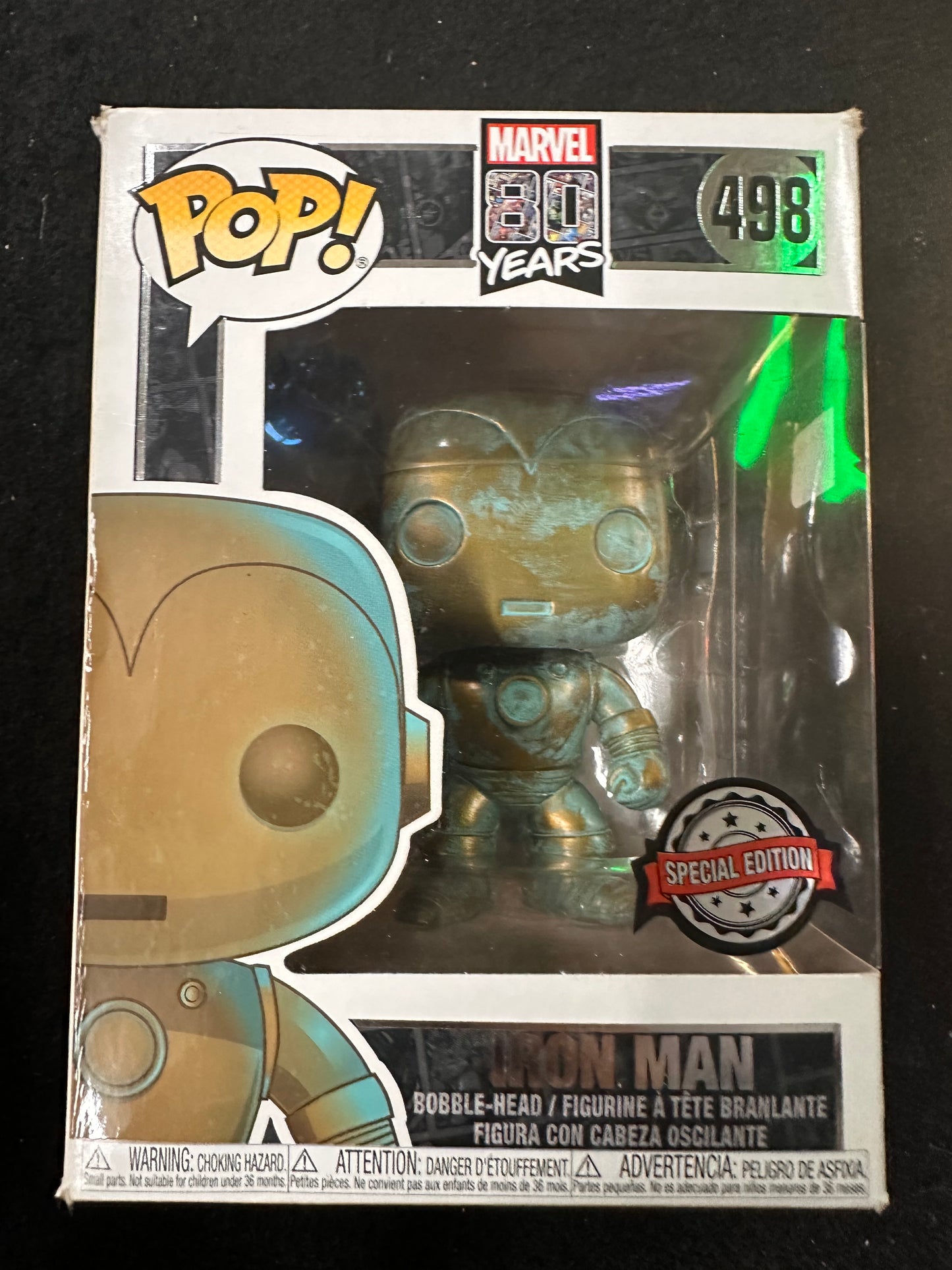 FUNKO POP MARVEL 80 YEARS IRON MAN SPECIAL EDITION #498