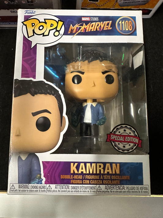 FUNKO POP MS MARVEL KAMRAN SPECIAL EDITION #1108