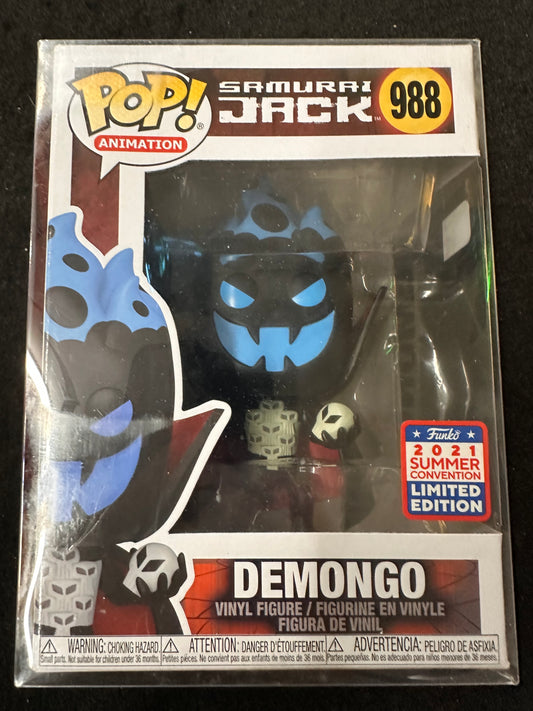 FUNKO POP SAMURAI JACK DEMONGO 2021 LIMITED EDITION #988