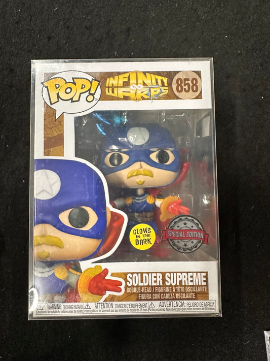 FUNKO POP INFINITY WARPS SOLDIER SUPREME SPECIAL EDITION #858