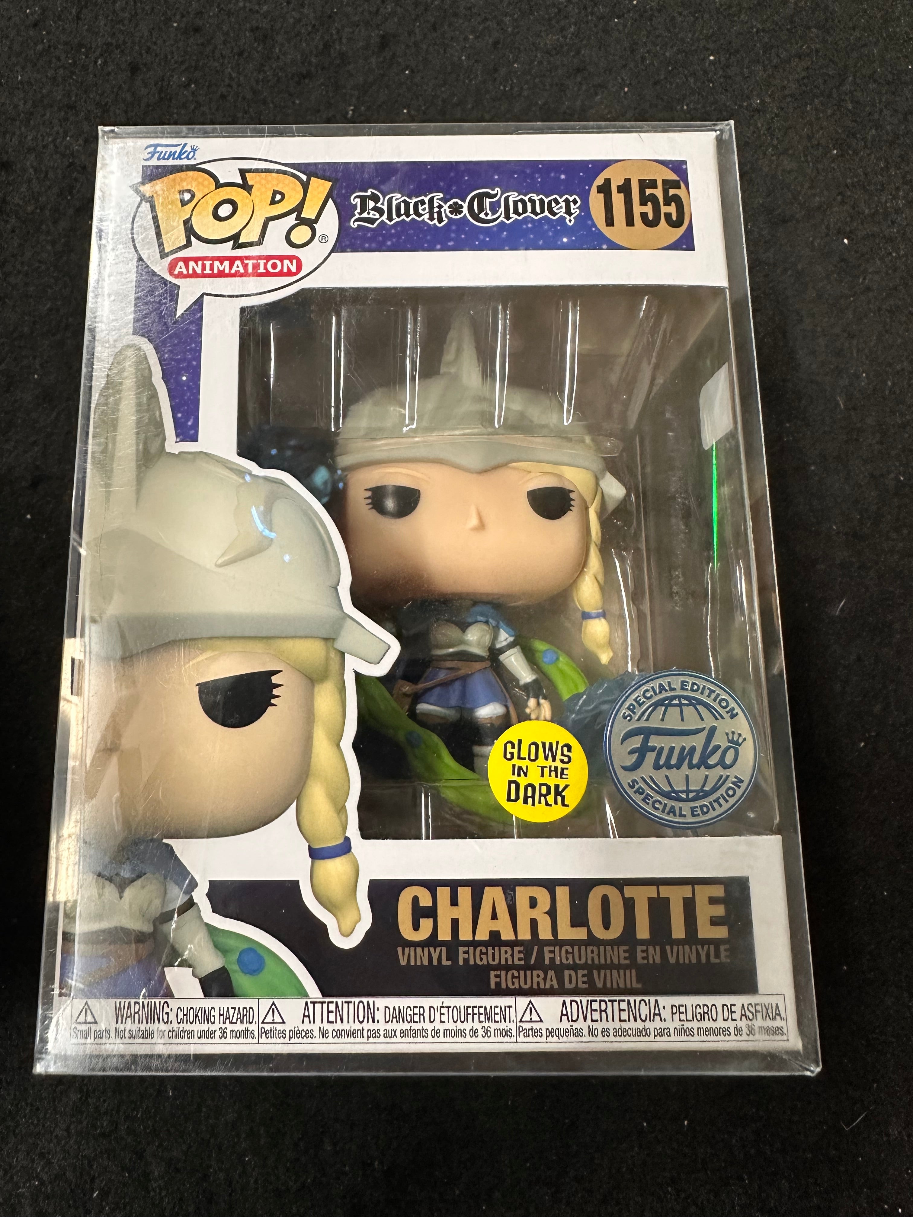 Funko Pop! Black Clover : Charlotte (Charla) #1155 CHASE - Figurine Vinyl Neuve