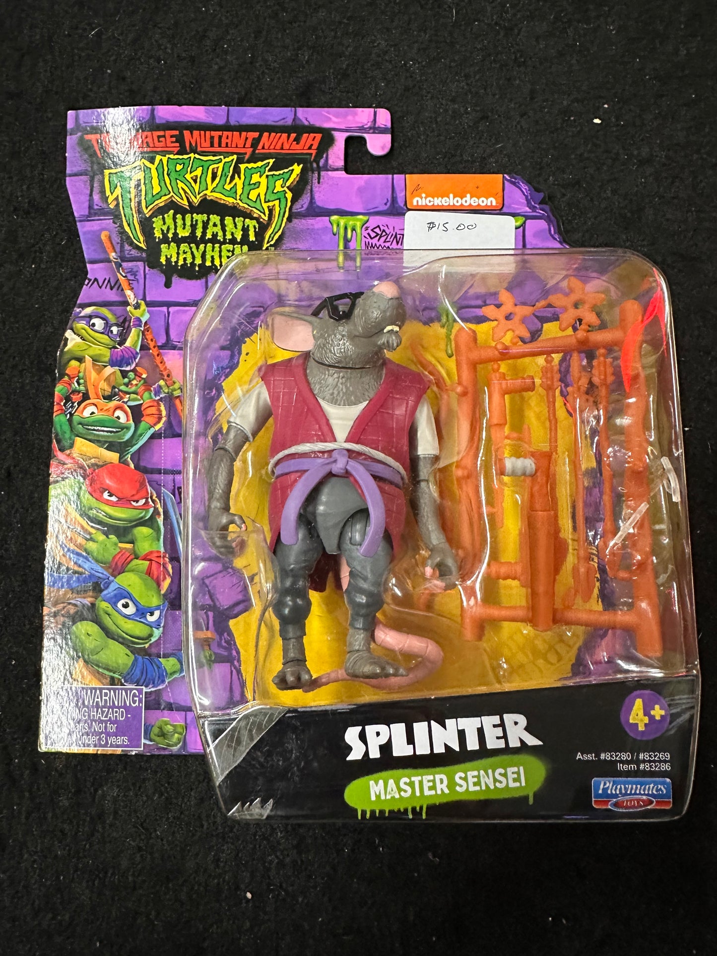 TEENAGE MUTANT NINJA TURTLES MUTANT MAYHEM SPLINTER MASTER SENSEI