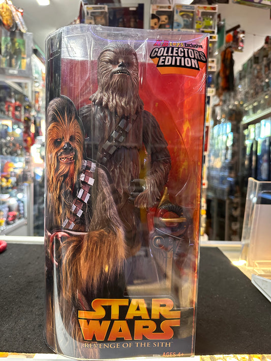 STAR WARS REVENGE OF THE SITH CHEWBACCA K.B TOYS EXCLUSIVE