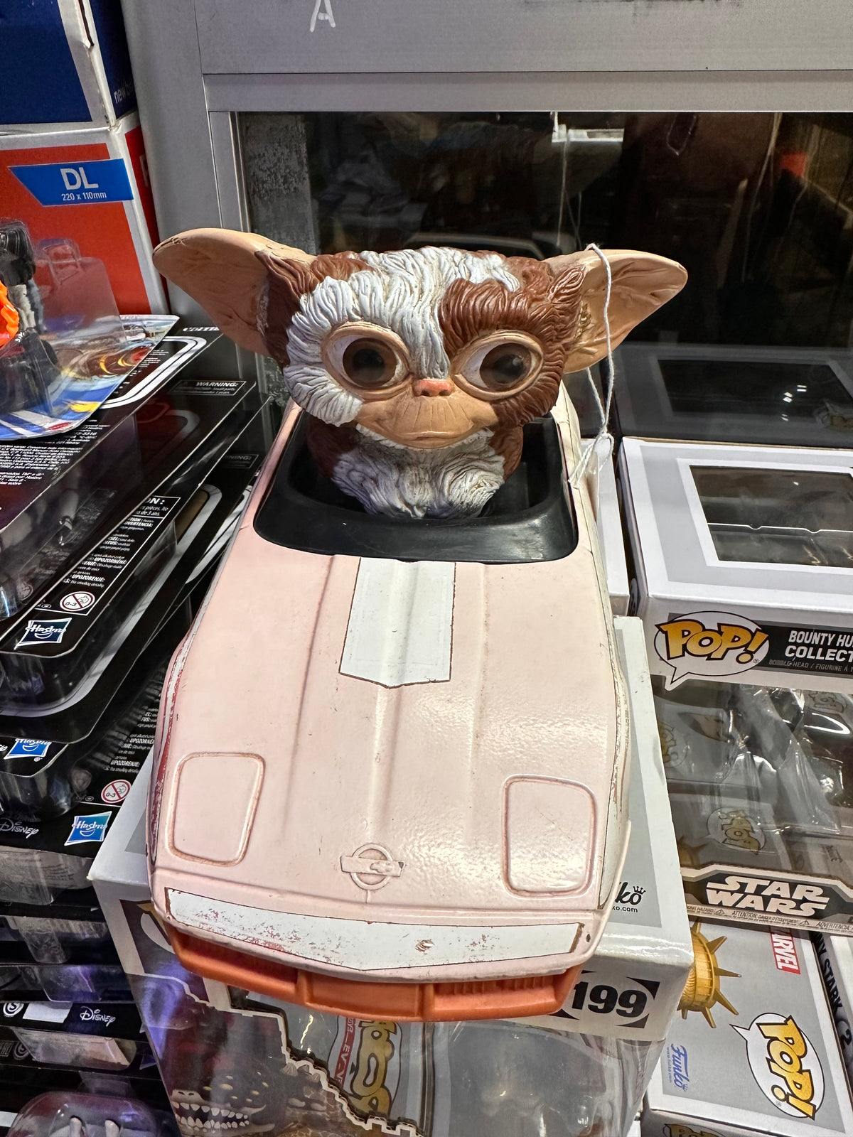 GIZMO IN PINK CORVETTE 1984
