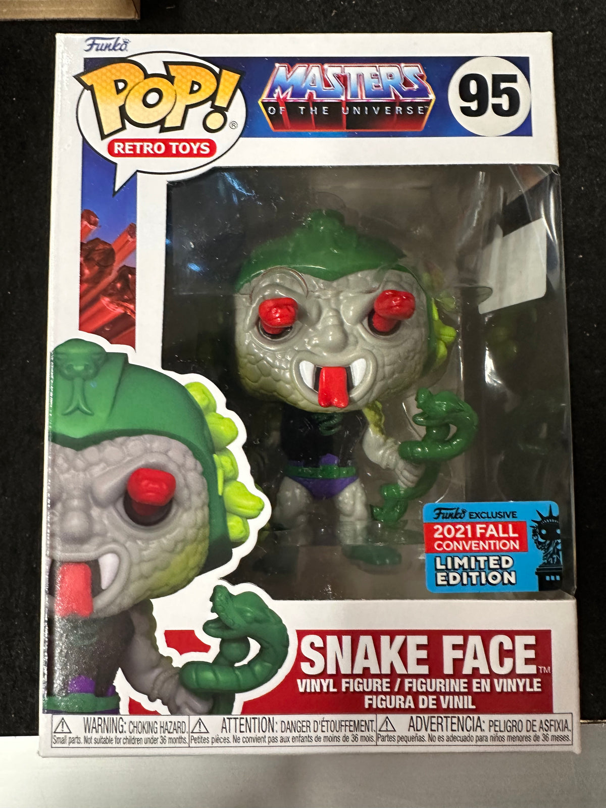 FUNKO POP MASTERS OF THE UNIVERSE SNAKE FACE #95