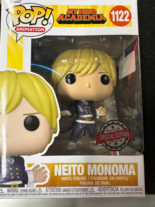 FUNKO POP MY HERO ACADEMIA NEITO MONOMA SPECIAL EDITION #1122