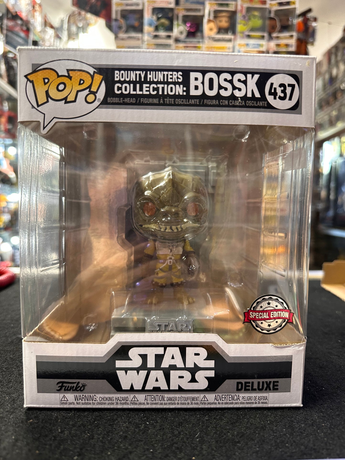 FUNKO POP STAR WARS BOUNTY HUNTERS COLLECTION : BOSSK #437