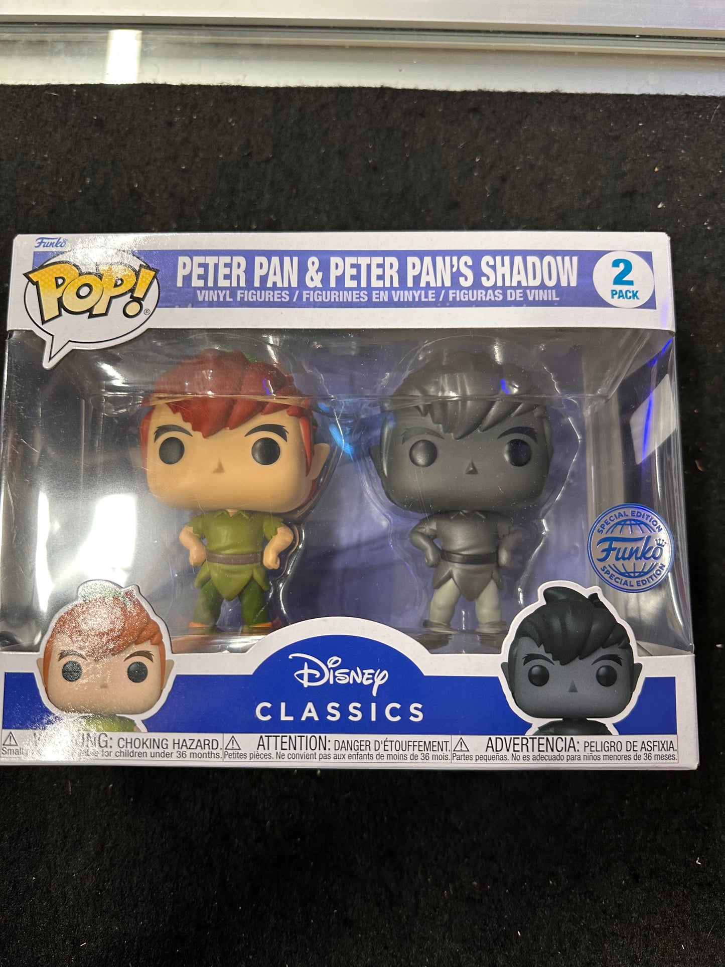 FUNKO POP PETER PAN & PETER PAN'S SHADOW SPECIAL EDITION 2 PACK