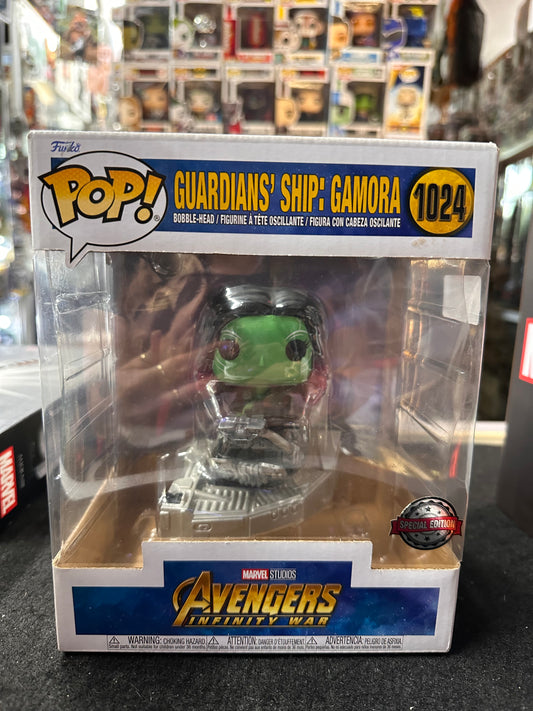 FUNKO STUDIOS AVENGERS INFINITY WAR GUARDIANS SHIP GAMORA #1024 SPECIAL EDITION