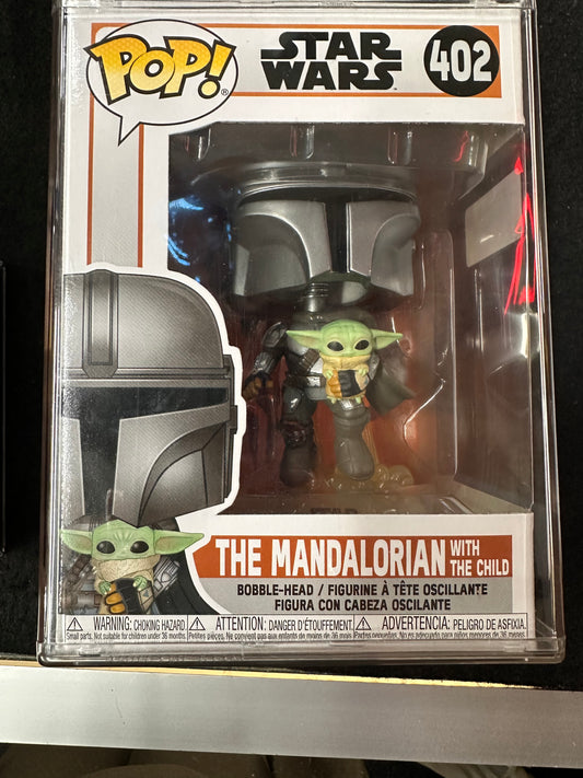 FUNKO POP STAR WARS THE MANDALORIAN WITH CHILD #402