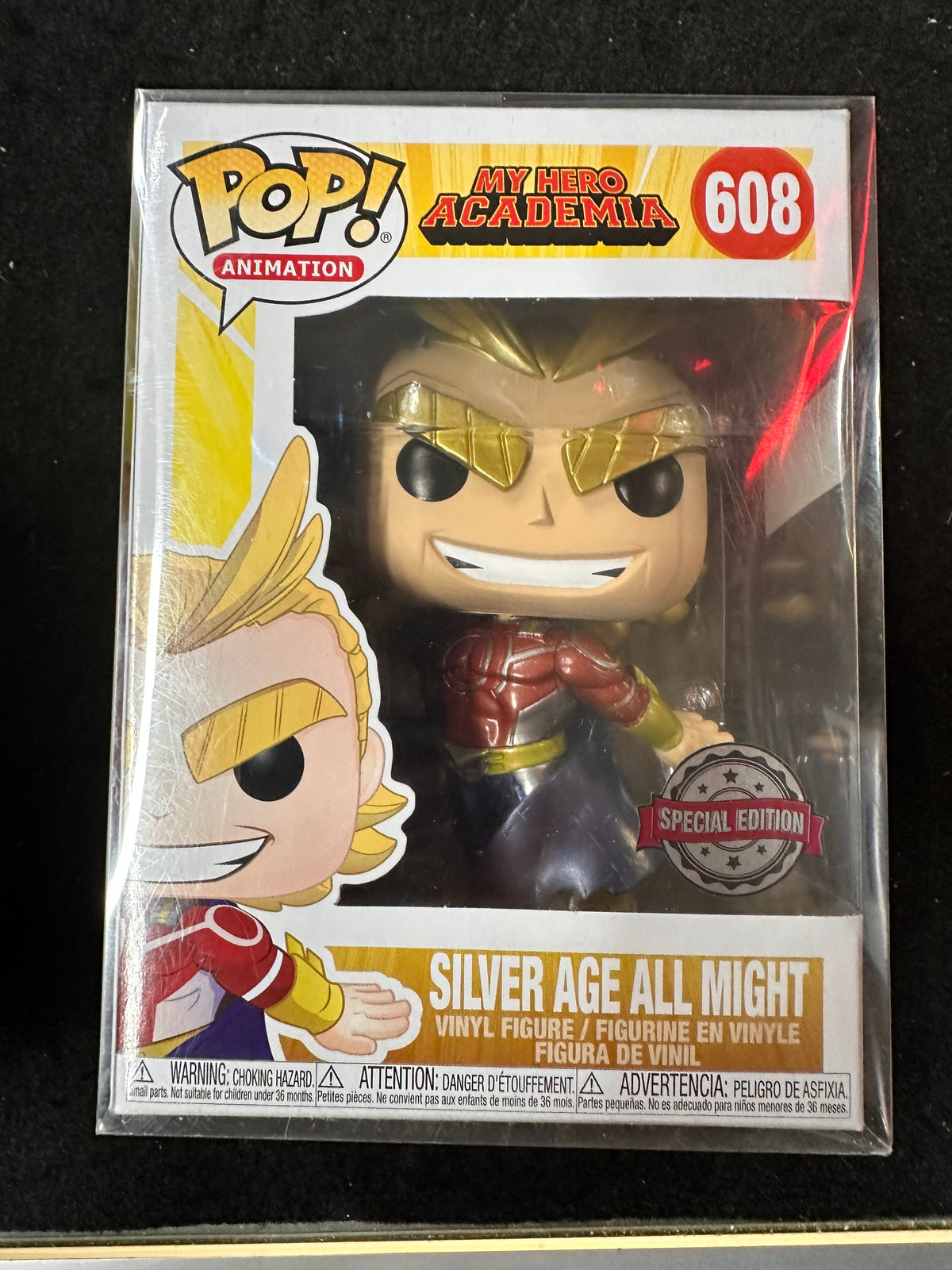 FUNKO POP MY HERO ACADEMIA SILVER AGE ALL MIGHT #608